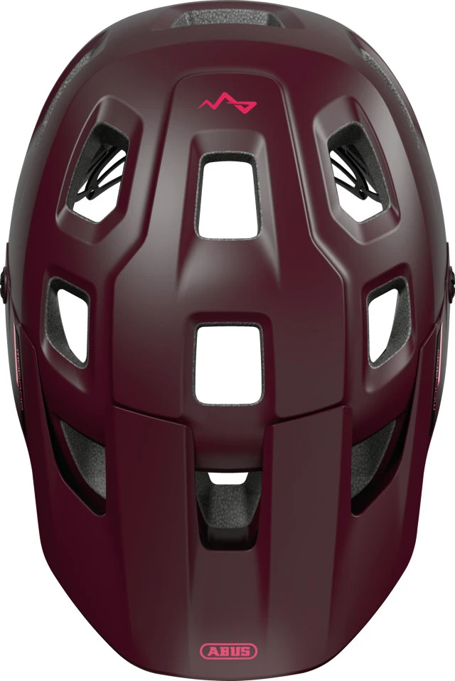 Cyklistická helma Abus Modrop Wildberry Red