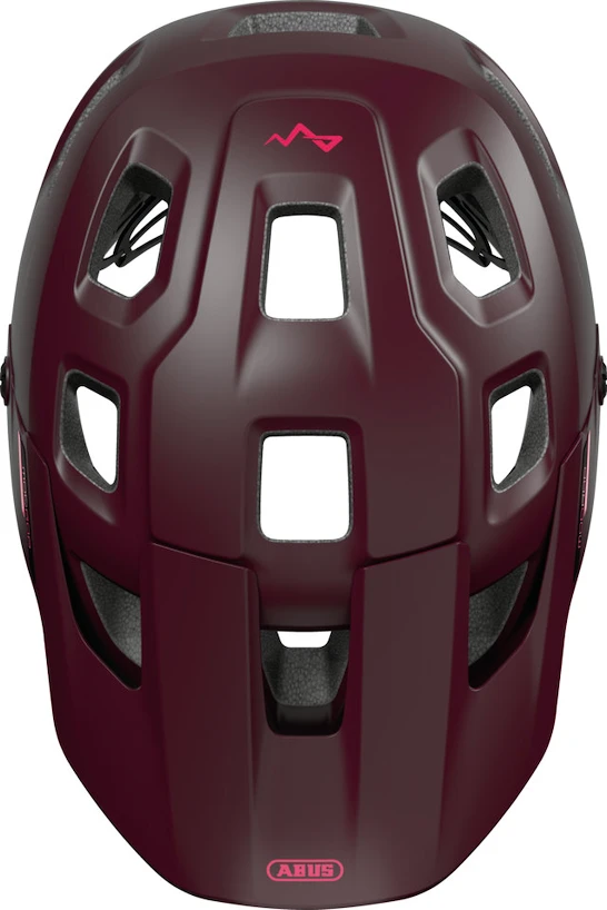 Cyklistická helma Abus Modrop Wildberry Red
