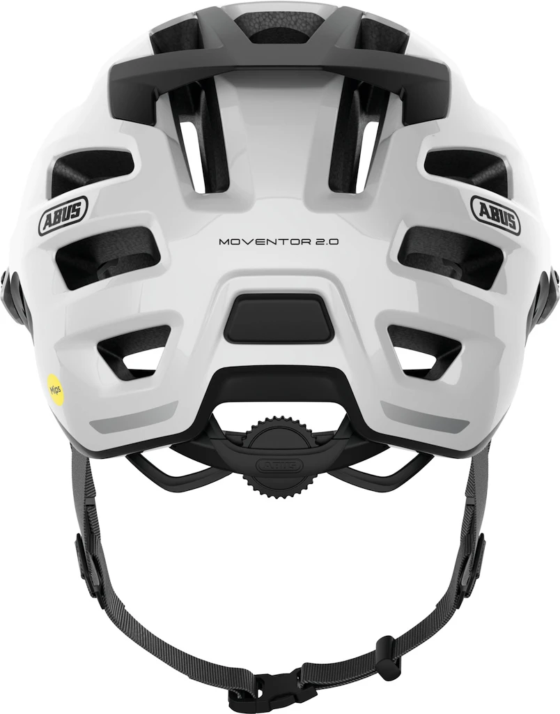 Cyklistická helma Abus Moventor 2.0 Mips Shiny White