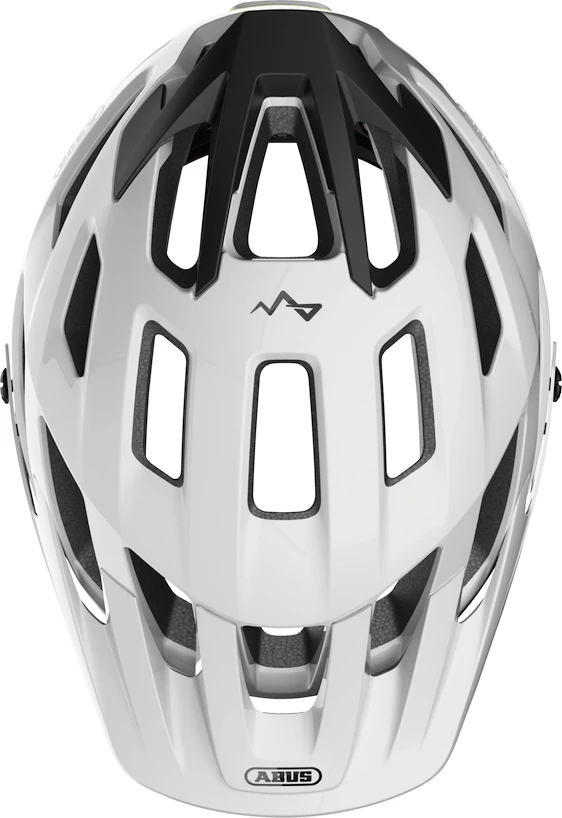 Cyklistická helma Abus Moventor 2.0 Mips Shiny White