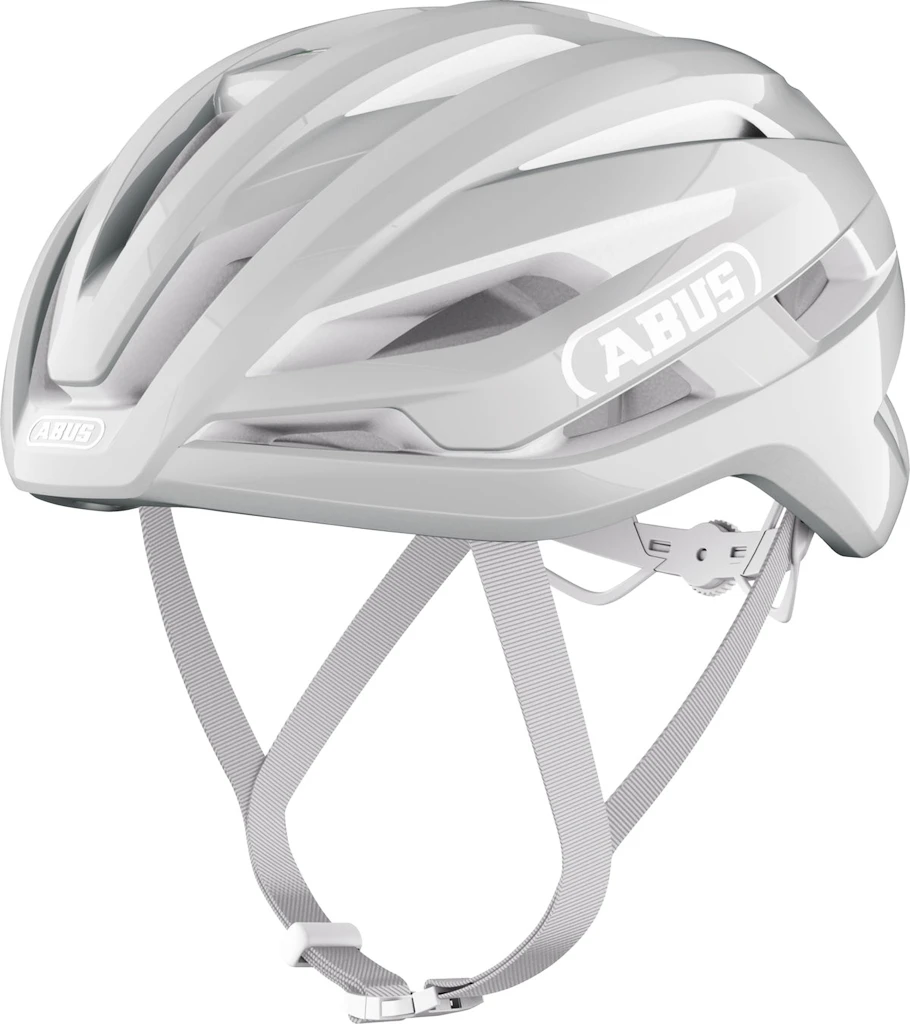 Cyklistická helma Abus Stormchaser Ace Pure Grey