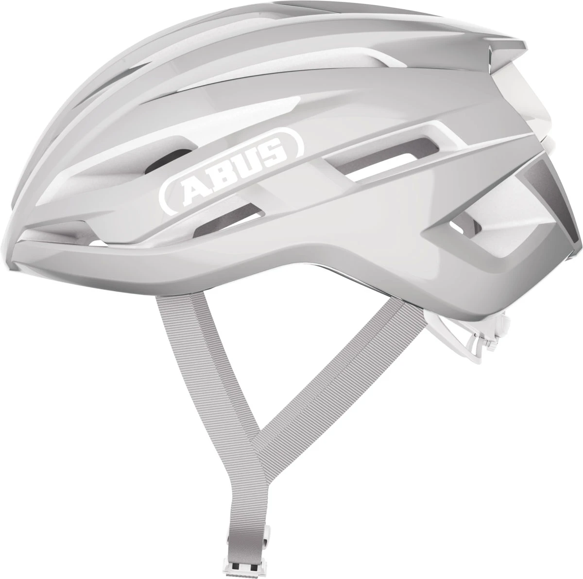 Cyklistická helma Abus Stormchaser Ace Pure Grey