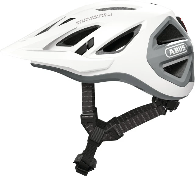 Cyklistická helma Abus Urban-I 3.0 Ace Polar White L