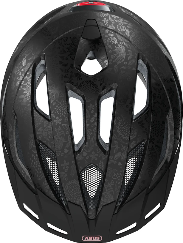 Cyklistická helma Abus Urban-I 3.0 Flower Art  S