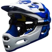 Cyklistická helma BELL Super 3R MIPS matná modrá - bílá