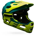 Cyklistická helma BELL Super 3R MIPS matná zelená - žlutá