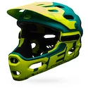 Cyklistická helma BELL Super 3R MIPS matná zelená - žlutá