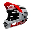Cyklistická helma Bell  Super Air R Spherical Mat White/Infrared