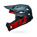 Cyklistická helma Bell  Super DH Spherical Mat Blue/Crimson