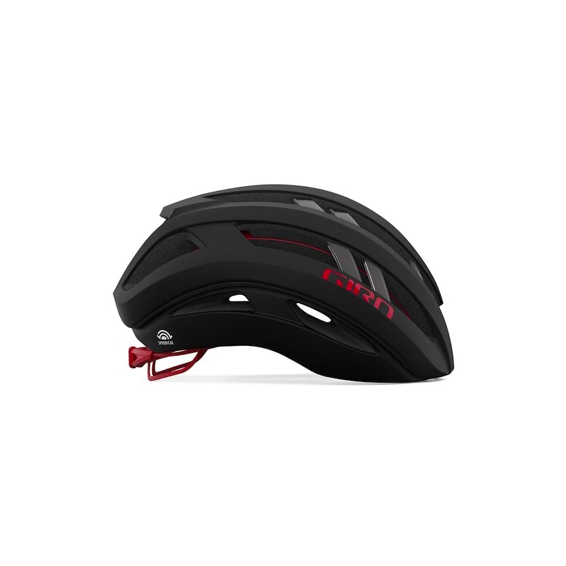 Cyklistická helma Giro Aries  Spherical Mat Carbon/Red M