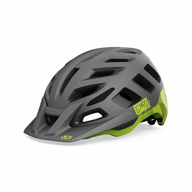 Cyklistická helma Giro   Radix MIPS Mat Metalic Black/Lime