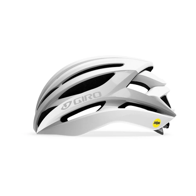Cyklistická helma Giro Syntax  MIPS mat white/silver M