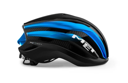 Cyklistická helma MET  Trenta 3K Carbon metalická černo-modrá