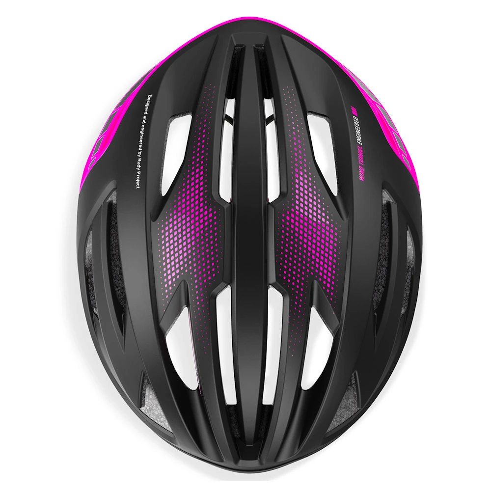 Cyklistická helma Rudy Project  Egos Black / Pink Fluo (Matte)