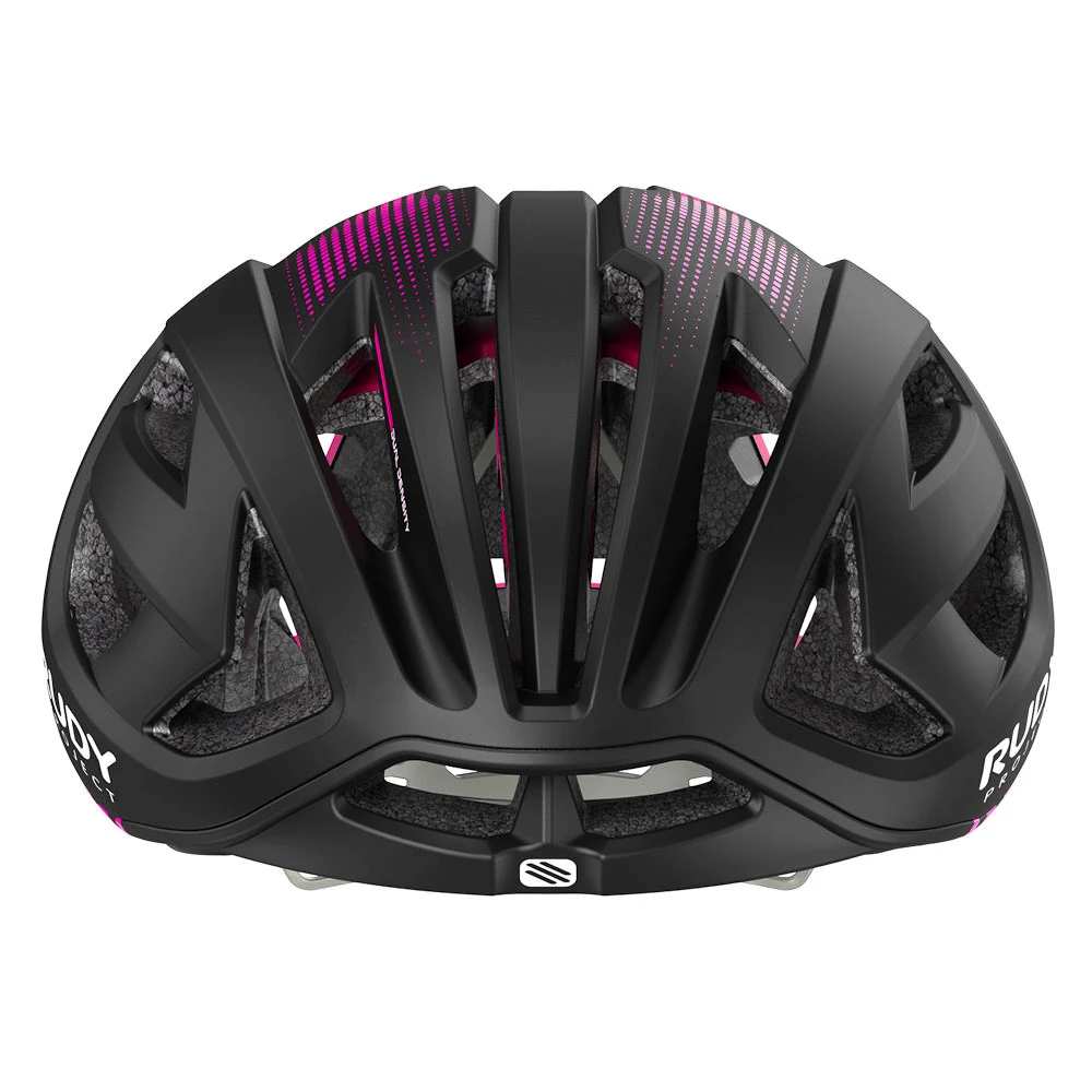 Cyklistická helma Rudy Project  Egos Black / Pink Fluo (Matte)