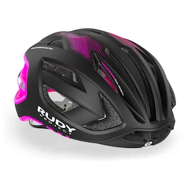 Cyklistická helma Rudy Project Egos Black / Pink Fluo (Matte)