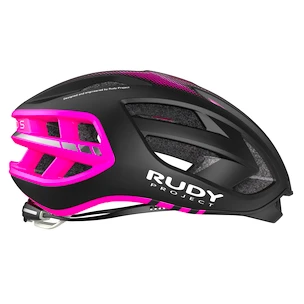 Cyklistická helma Rudy Project  Egos Black / Pink Fluo (Matte)