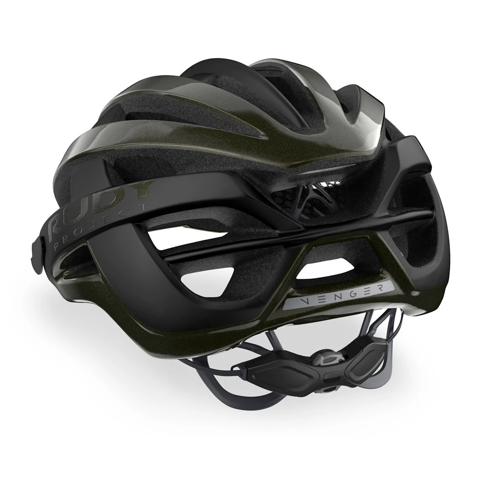 Cyklistická helma Rudy Project  Venger Cross MTB Metal Green Shiny/Black Matte