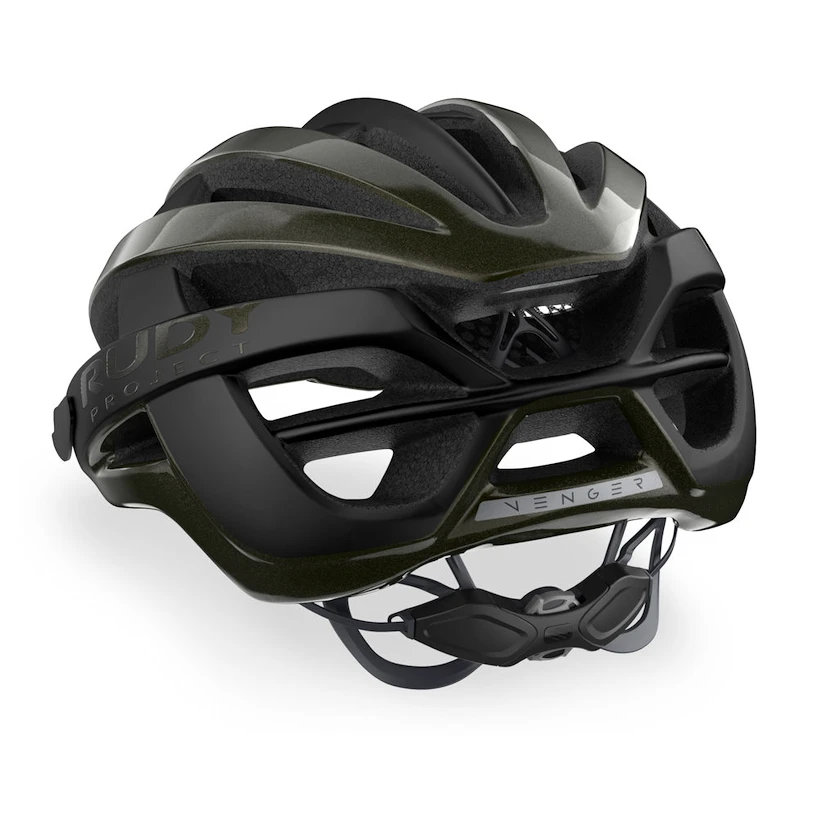 Cyklistická helma Rudy Project  Venger Cross MTB Metal Green Shiny/Black Matte M