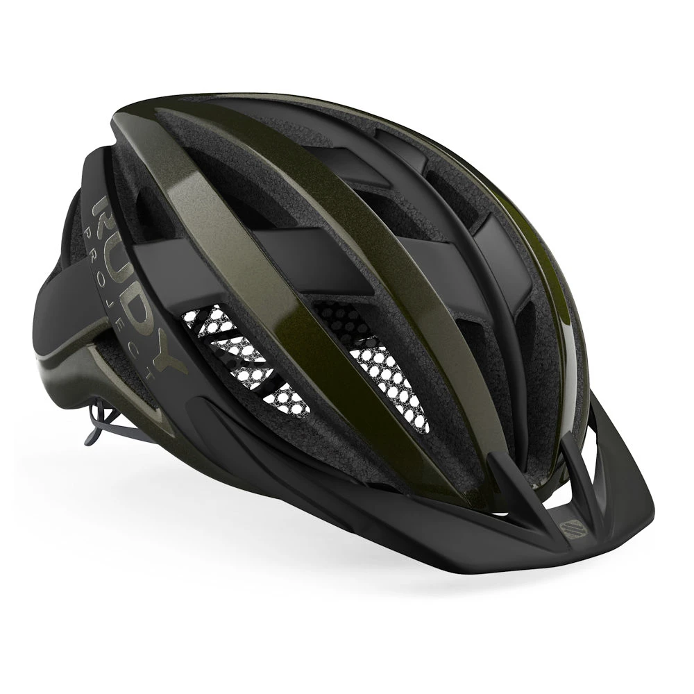 Cyklistická helma Rudy Project  Venger Cross MTB Metal Green Shiny/Black Matte M