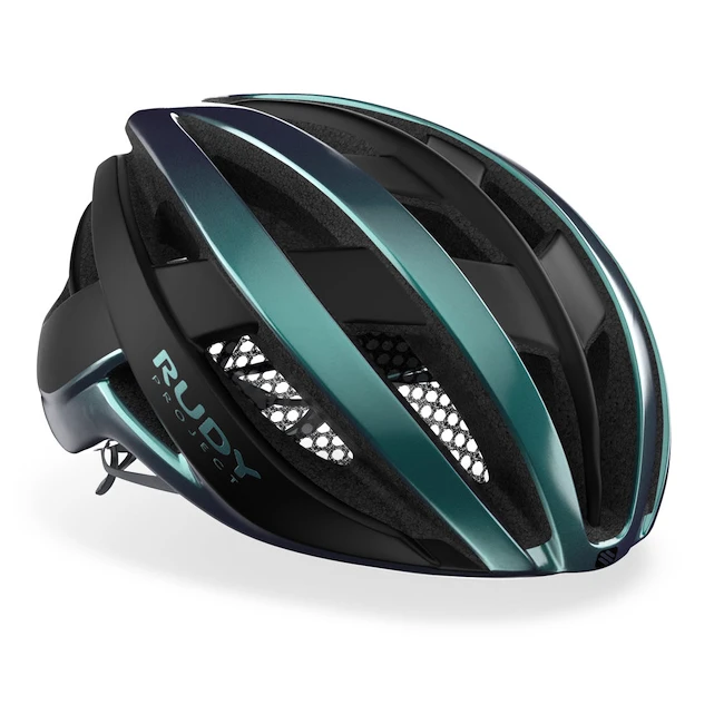 Cyklistická helma Rudy Project  Venger Road Iridescent Blue (Shiny) L