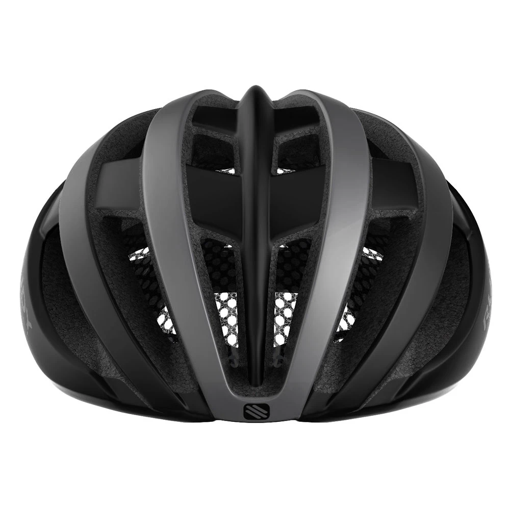 Cyklistická helma Rudy Project  Venger Road Titanium - Black (Matte)