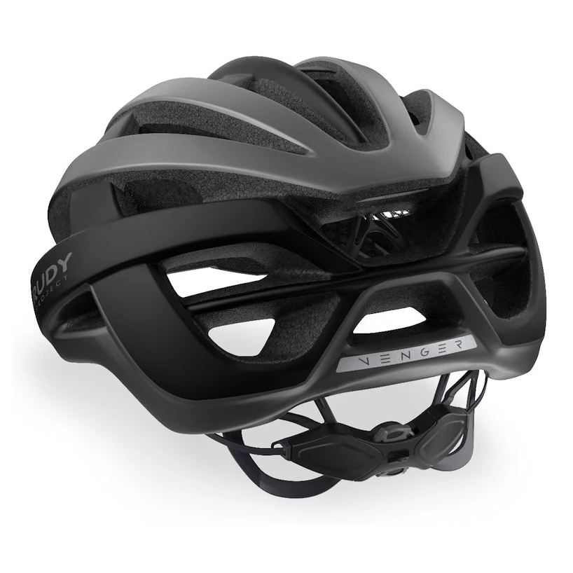Cyklistická helma Rudy Project  Venger Road Titanium - Black (Matte)