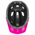 Cyklistická helma Uvex  Access Black Mat - Berry