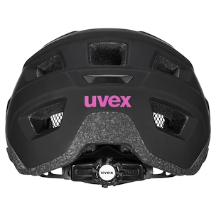 Cyklistická helma Uvex  Access Black Mat - Berry