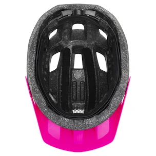 Cyklistická helma Uvex  Access Black Mat - Berry