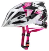 Cyklistická helma Uvex Air Wing bílo-růžová