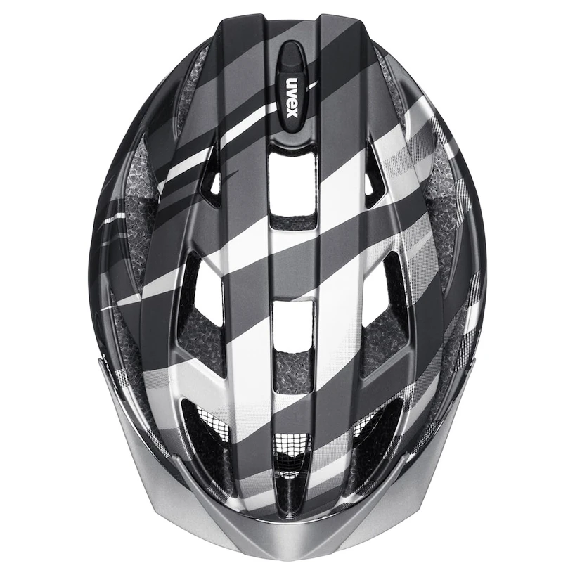 Cyklistická helma Uvex Air Wing CC Bl-Sil Mat (S4100480100) 56 - 60 cm
