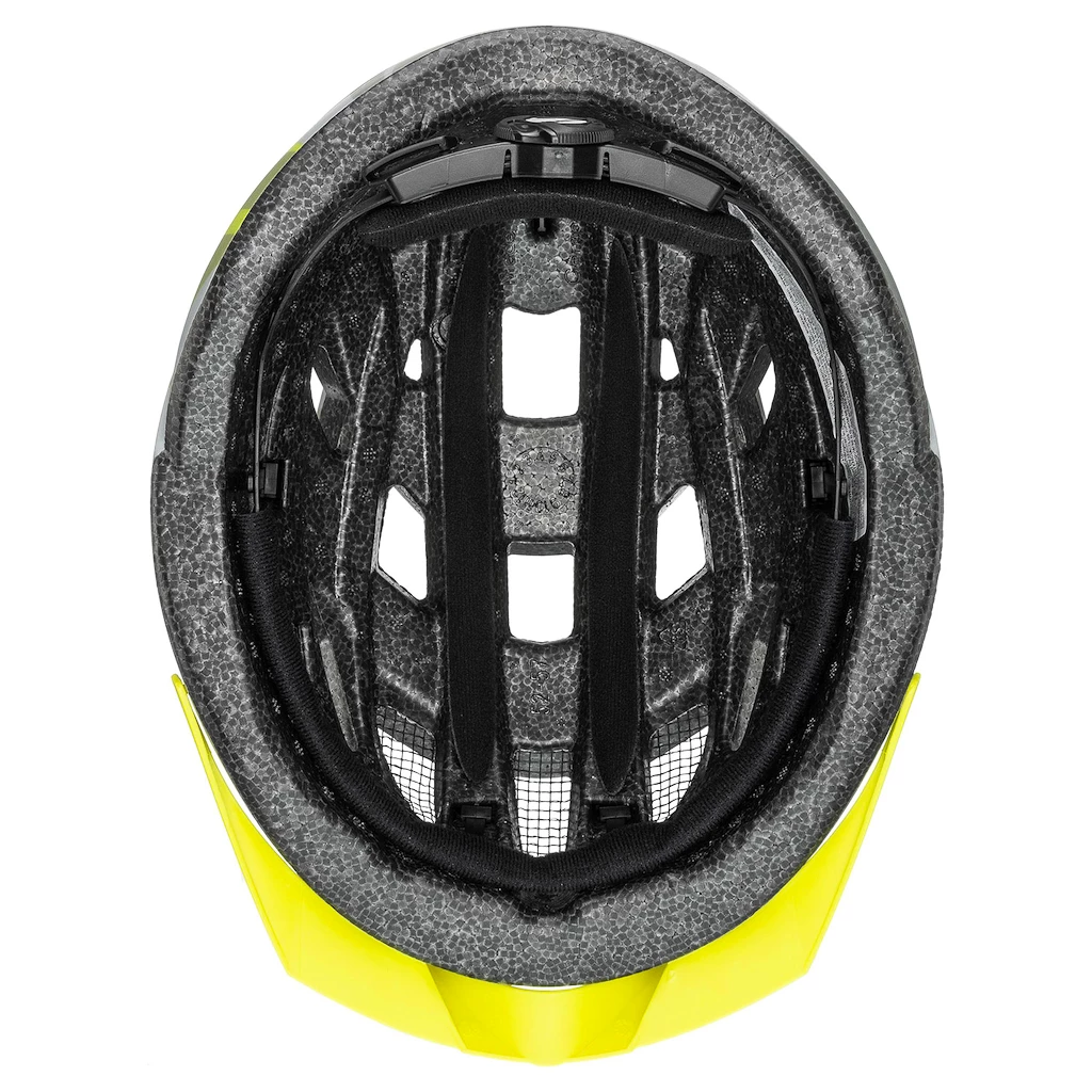Cyklistická helma Uvex Air Wing CC Grey-Lime Mat (S4100480200)