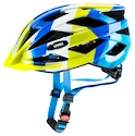 Cyklistická helma Uvex Air Wing modro-zelená
