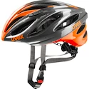 Cyklistická helma Uvex Boss Race šedo-oranžová 2017