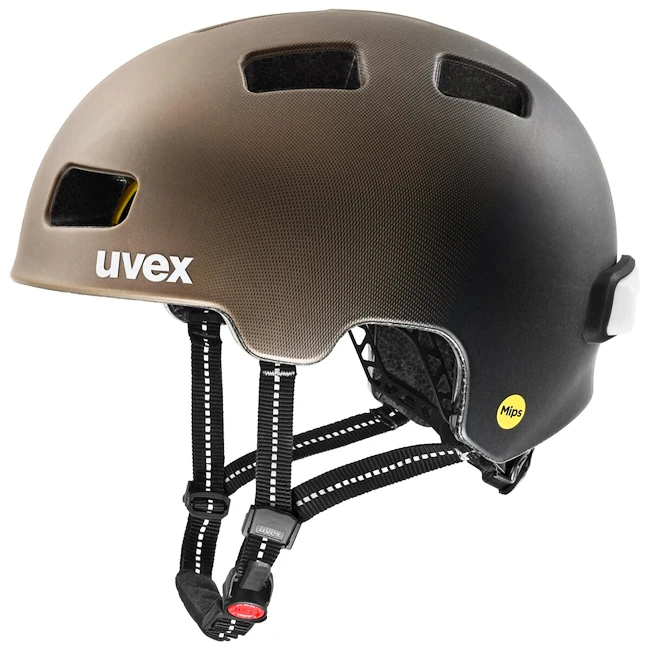Cyklistická helma Uvex City 4 Mips Hazel-Black Mat (S4100290400) 55 - 58 cm