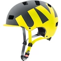Cyklistická helma Uvex HLMT 5 PRO šedá-limetková matná