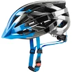 Cyklistická helma Uvex I-VO C tmavě stříbrná-modrá 2017