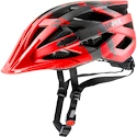 Cyklistická helma Uvex I-VO CC červeno-tmavě stříbrná matná