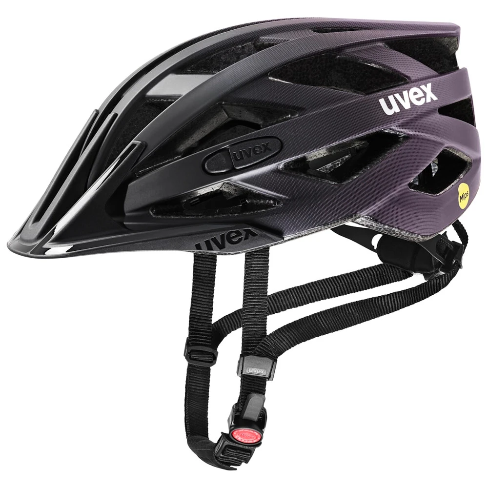 Cyklistická helma Uvex I-VO CC Mips Black-Plum (S4106130500) 56 - 60 cm