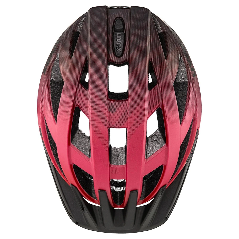 Cyklistická helma Uvex I-VO CC Red Black Mat (S4104233000)
