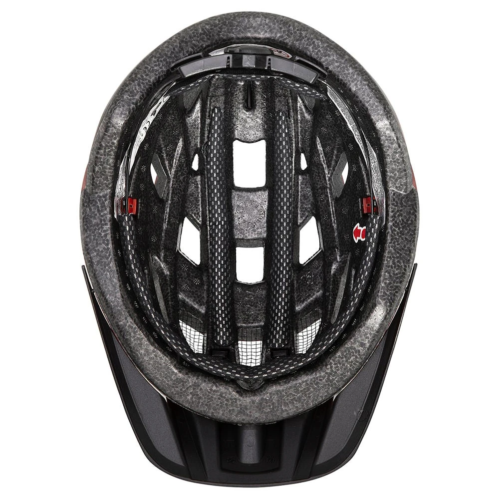 Cyklistická helma Uvex I-VO CC Red Black Mat (S4104233000)
