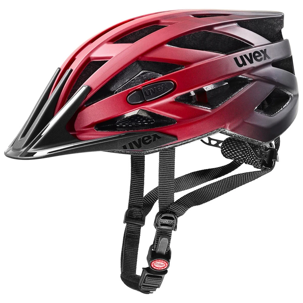 Cyklistická helma Uvex I-VO CC Red Black Mat (S4104233000)