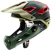 Cyklistická helma Uvex Jakkyl HDE zeleno-červená matná