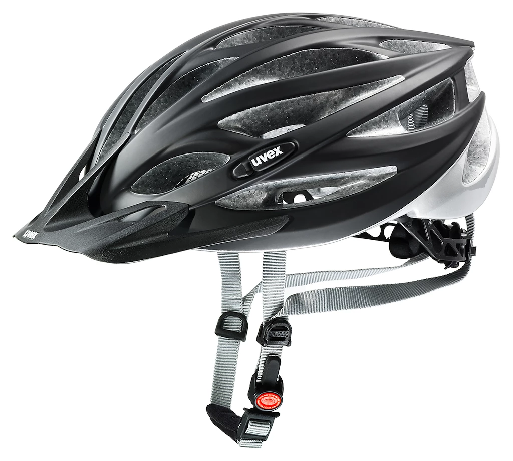 Cyklistická helma Uvex  Oversize Black Mat-Silver (S4101600600) 60 - 65 cm