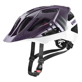 Cyklistická helma Uvex Quatro CC Plum-White Mat (S4100260100)