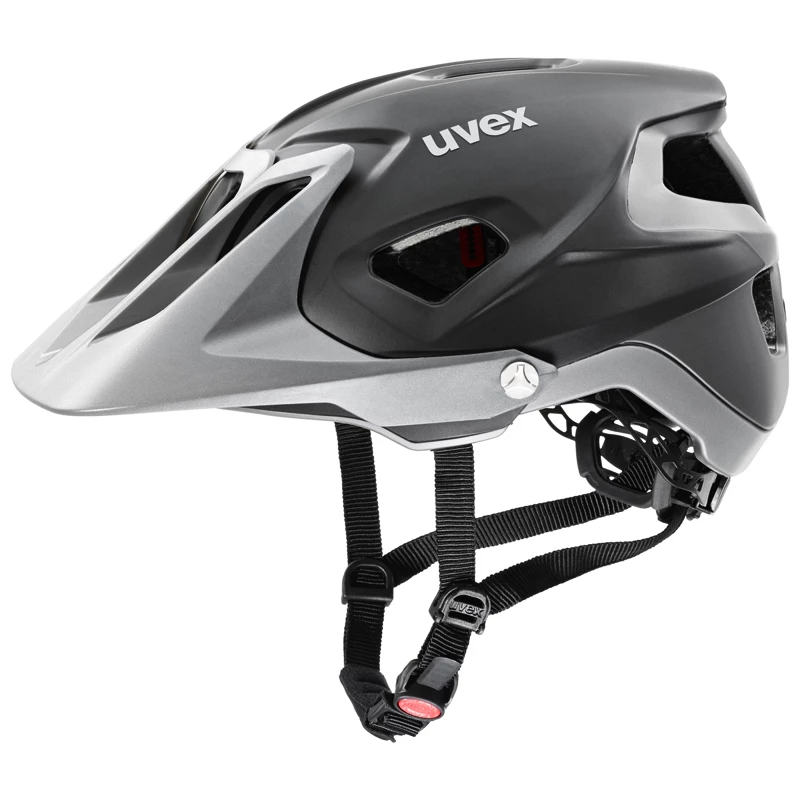 Cyklistická helma Uvex Quatro Integrale šedá matná