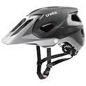Cyklistická helma Uvex Quatro Integrale šedá matná
