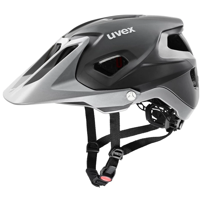 Cyklistická helma Uvex Quatro Integrale šedá matná
