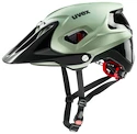 Cyklistická helma Uvex Quatro Integrale zeleno-černá